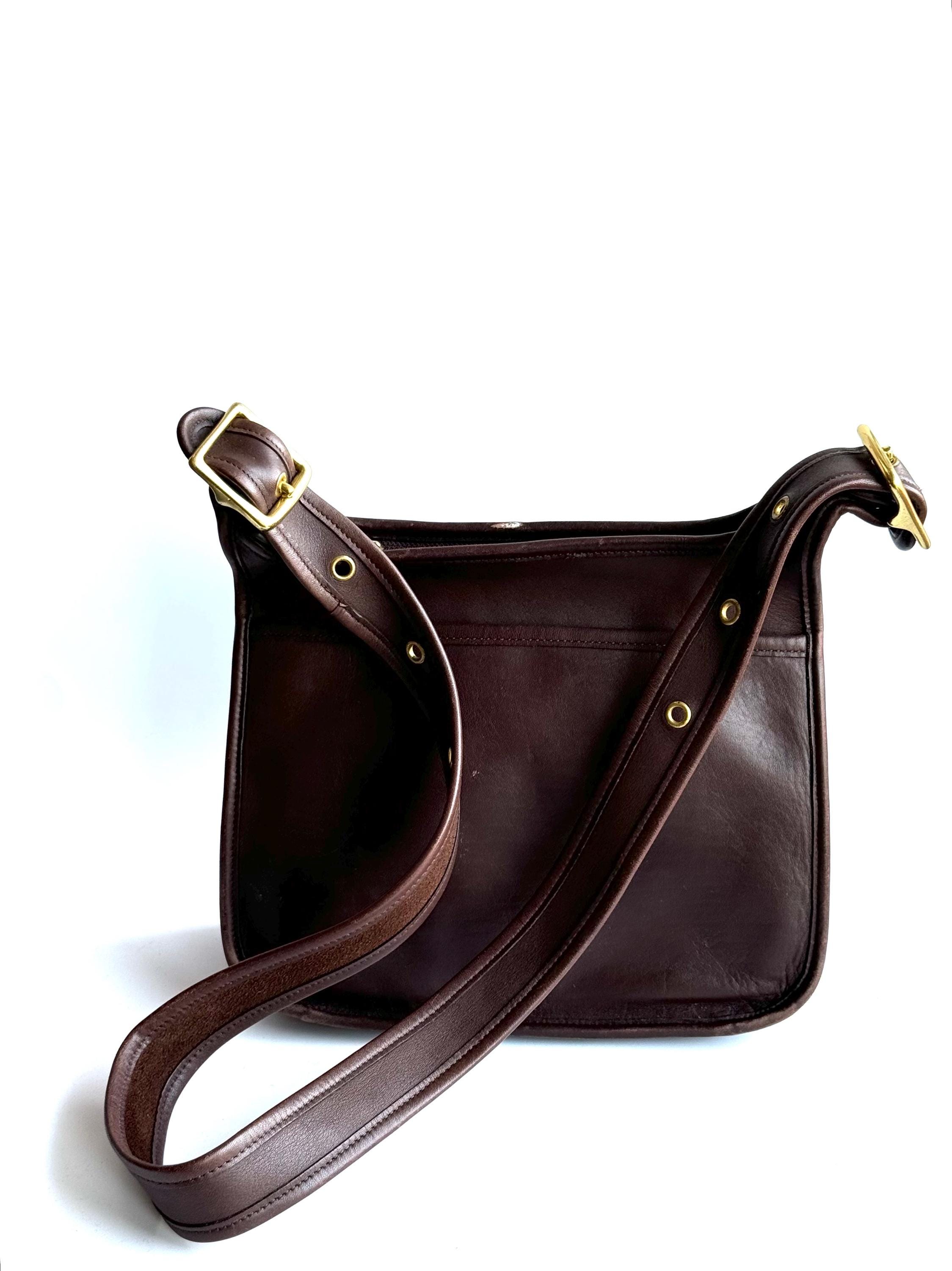 Vintage Coach Legacy Zip Mahogany 9966 Bag Made in Costa