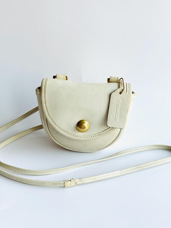 Vintage Coach Leather Mini Convertible Belt Bag Crossbody Vintage Coach Leather Mini Convertible Belt Bag Crossbody