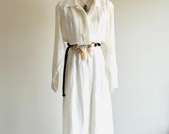 chinese dress ladies Calvin Klein Women's Dress Cotton Shirt Dress with Short Sleeve Tie Detail  Chmbray Multi 8 at Amazon Women's Clothing store main image 0