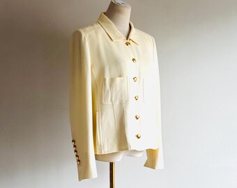 Vinatge Sonia Rykiel blazer jacket : waffled
