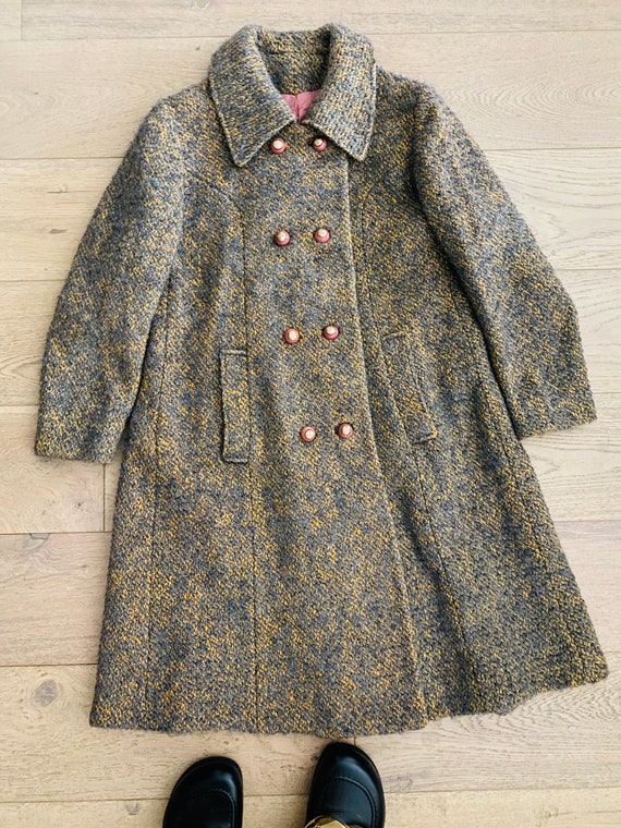 Gorgeous 50’s wool blend coat swing coat ILGWU