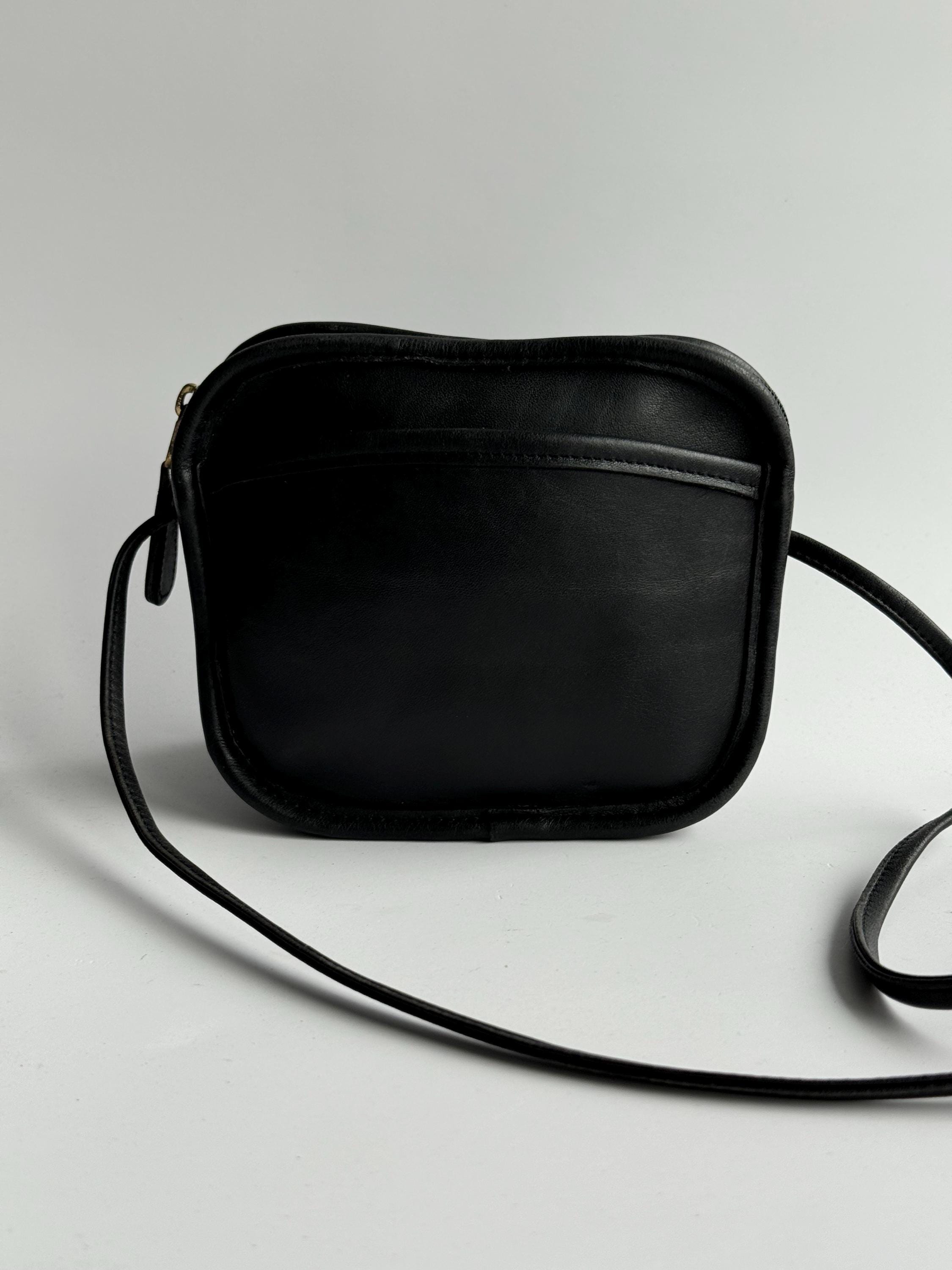 Vintage Coach New York Chunky Case Leather Makeup Kit Pouch