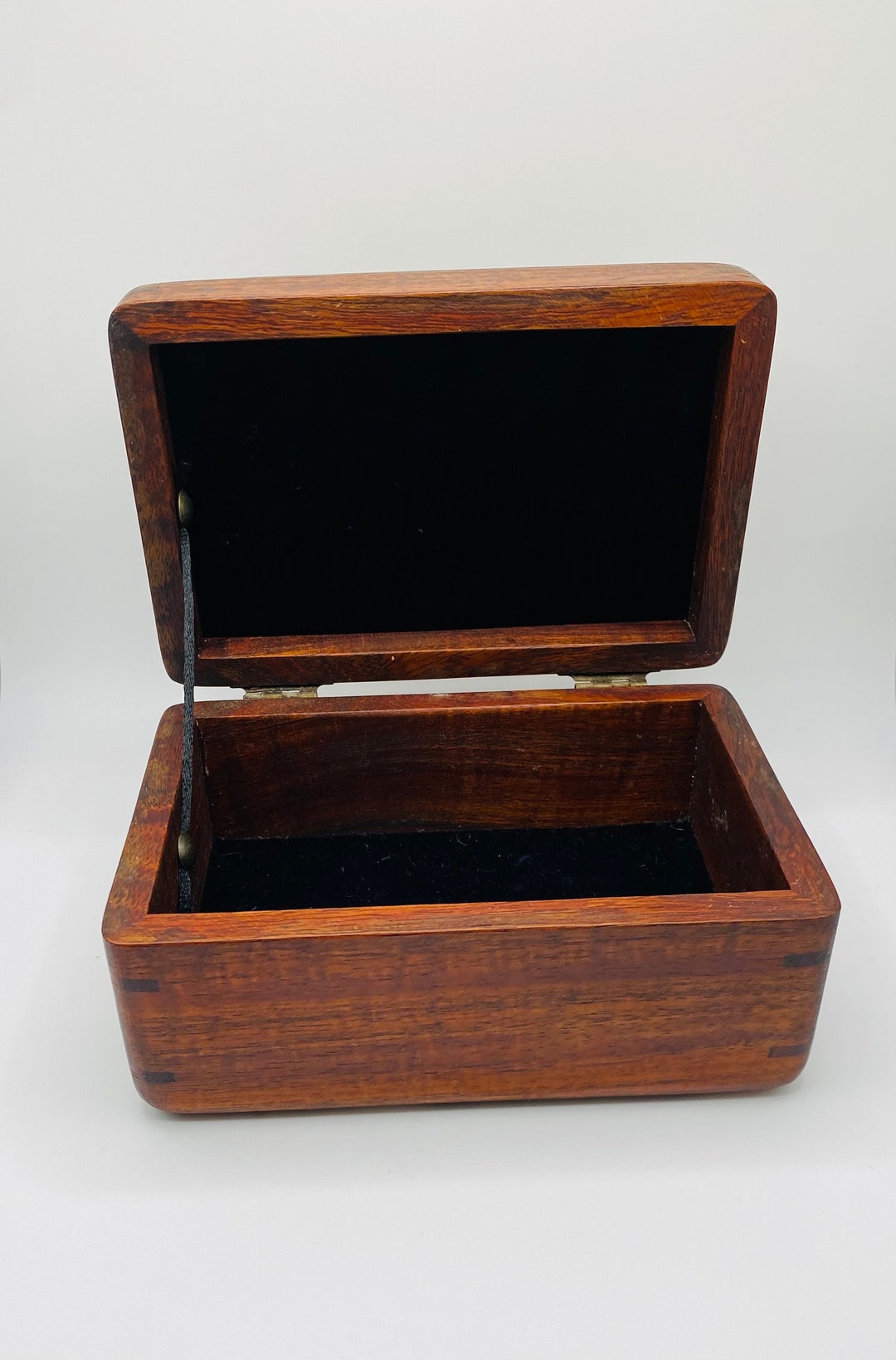 Handcrafted Koa Roy Tsumoto Wood Jewelry Box Woodcraft by Roy Japanese