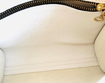 Vintage Coach New York White Bone Chrystie Bag 9892 Mint Vintage Coach New York White Bone Chrystie Bag 9892 Mint