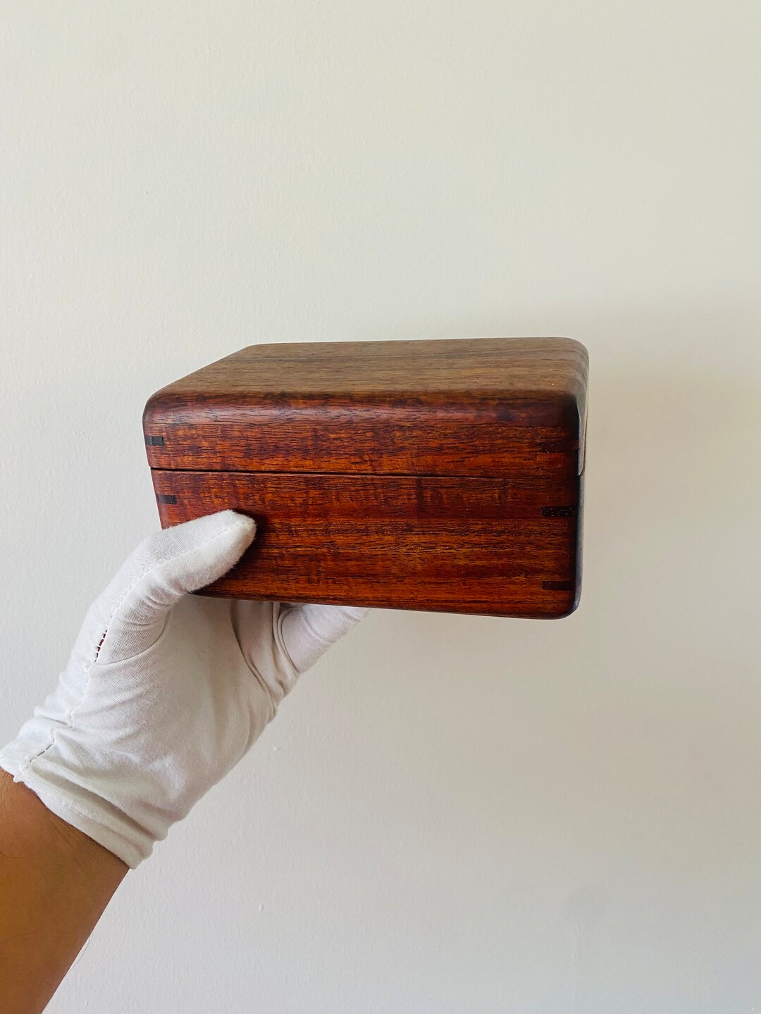 Handcrafted Koa Roy Tsumoto Wood Jewelry Box Woodcraft by Roy Japanese
