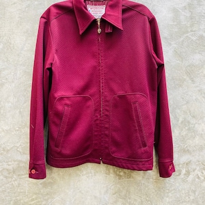 Vintage Maroon McGregor Drizzler Ricky Harrington  jacket sz 40