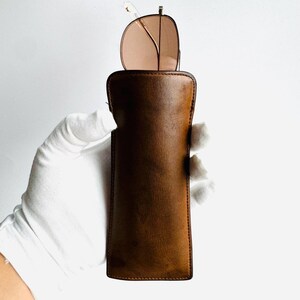 Vintage Coach Soft Leather Pinch Eyeglass Case No. 7235 - Etsy display picture 1