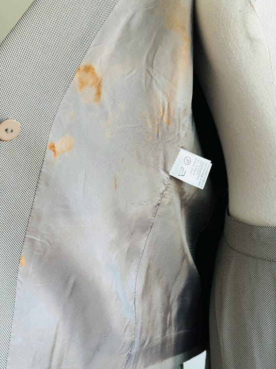 vintage Krizia Poi micro houndstooth skirt suit s… - image 5