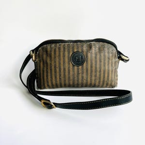 【送関込】FENDI☆Lycra Striped Pequin Waist Leg Swimsuit Technical fabric Brown | Fendi