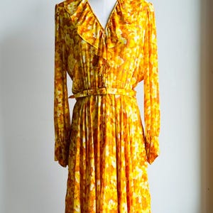 Stunning Original 1970s Jean-louis Scherrer Dress Silk Poet