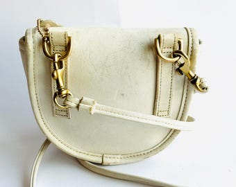 Vintage Coach Leather Mini Convertible Belt Bag Crossbody Purse in 