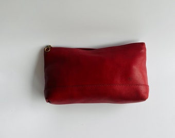 バッグ Vintage Coach Chunky Case makeup Pouch Vintage Coach New York Chunky Case Leather Makeup Kit Pouch