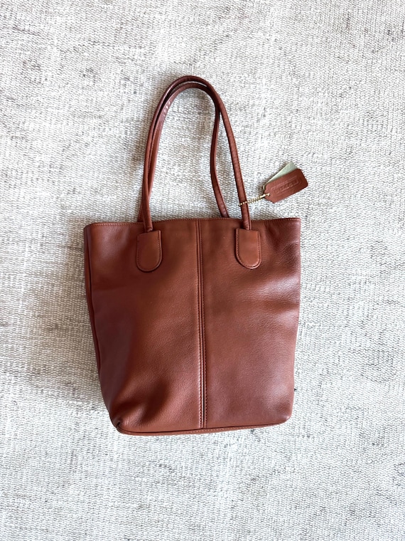 Vintage Coach Lunch Tote 4068 Bag in Brown Leather 90s - Etsy
