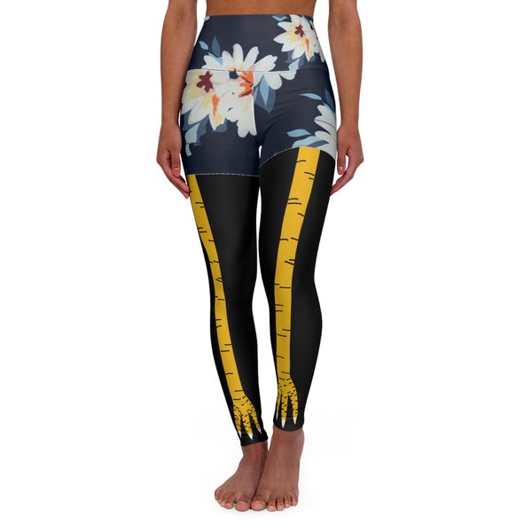 Chicken leg yoga leggings