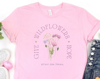 Purple Wildflower Shirt for Nature Lover T-shirt California Superbloom Tshirt Spring Flower Shirt for Outdoor Lover of Wild flowers Shirt