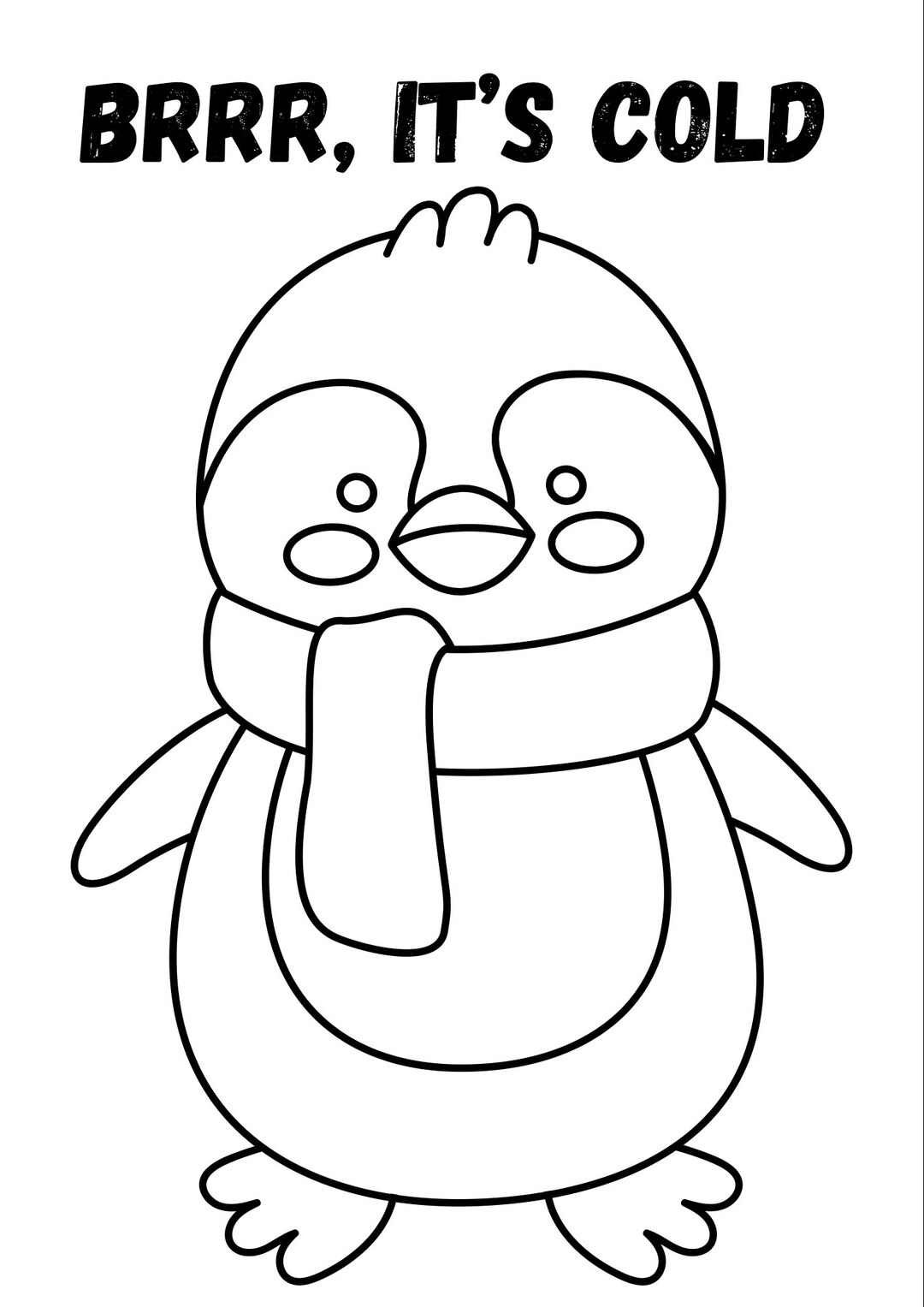 10 Christmas Coloring Pages - Etsy