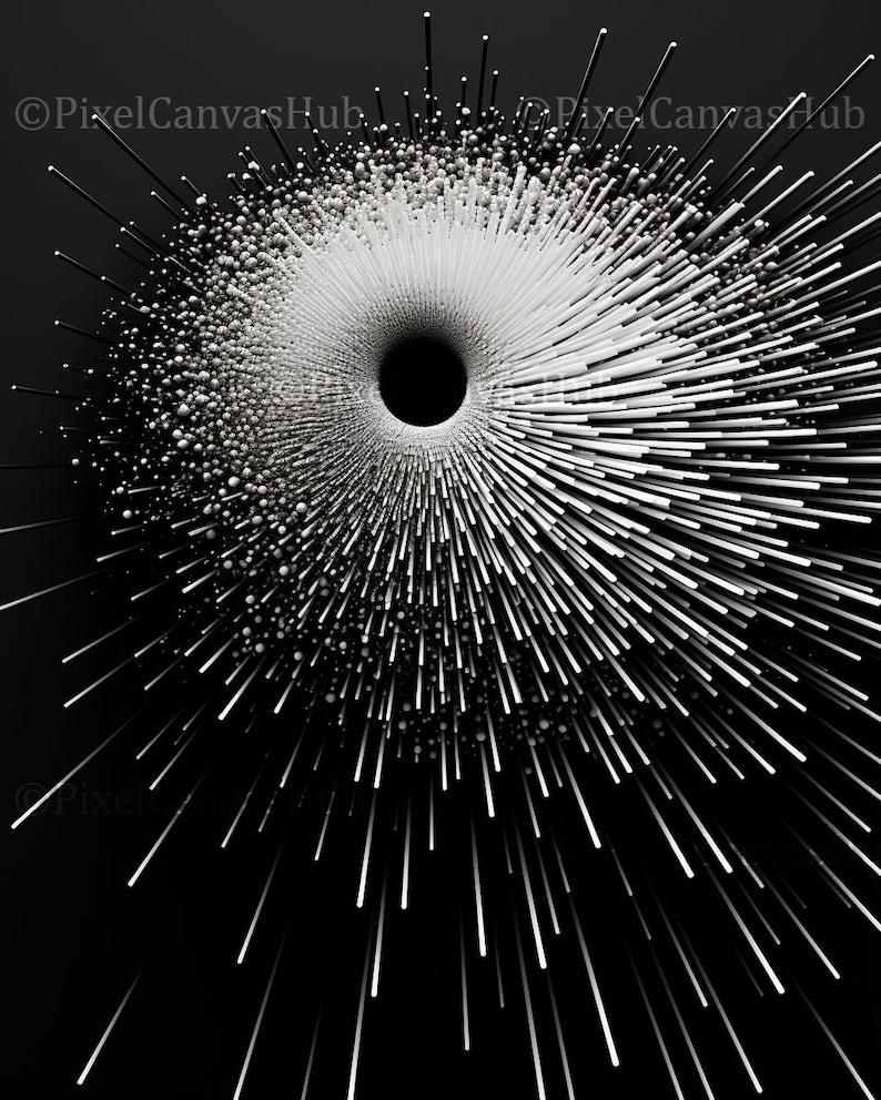 Abstract Art DIGITAL DOWNLOAD Black and White Prints Abstract Art