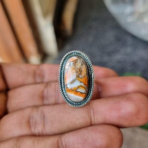 Oyster Copper Turquoise Ring, 925 Sterling Silver Handmade Ring, Gemstone Ring, Oyster Ring, Silver Band Ring, Men & Women Ring Gift for her