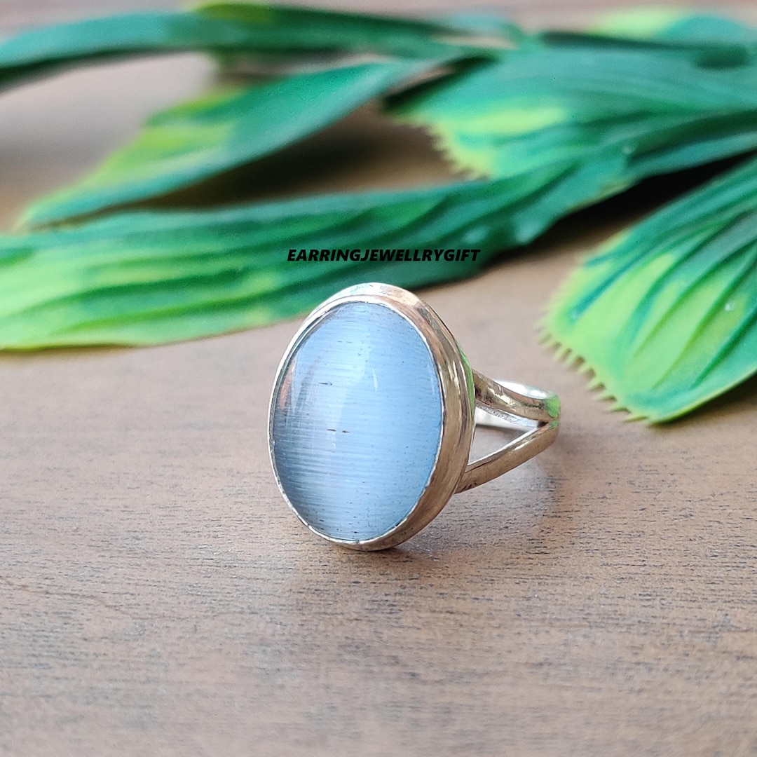 Genuine Calcite Ring 925 Sterling Silver Handmade Gemstone Ring - Etsy