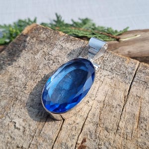 Tanzanite Pendant, 925 Sterling Silver Pendant, 925 Sterling Silver Pendant, Handmade Pendant Women Pendant, Tanzanite Jewelry, Gift for her