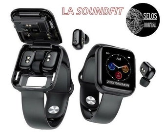 The SOUNDFIT: elegant and functional, the 2in1 connected watch with integrated headphones / The Valentine's Gift!