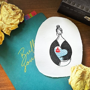 Romantic Girl machine embroidery design