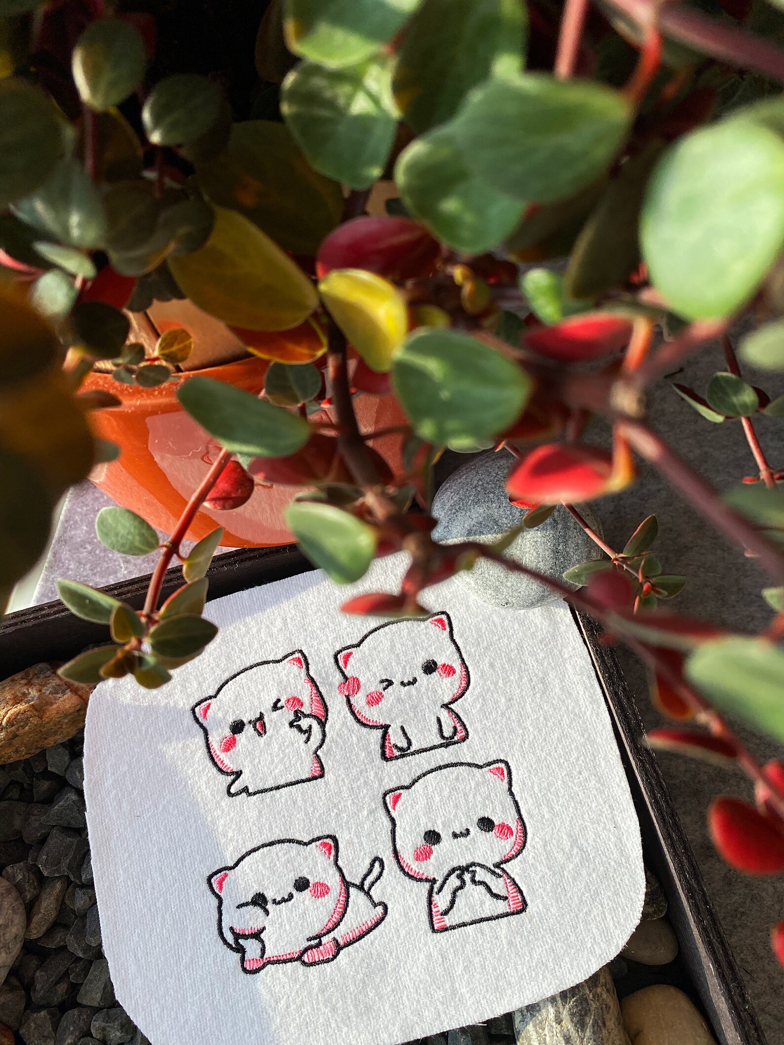 Anime Machine Embroidery Design With Cats - Etsy