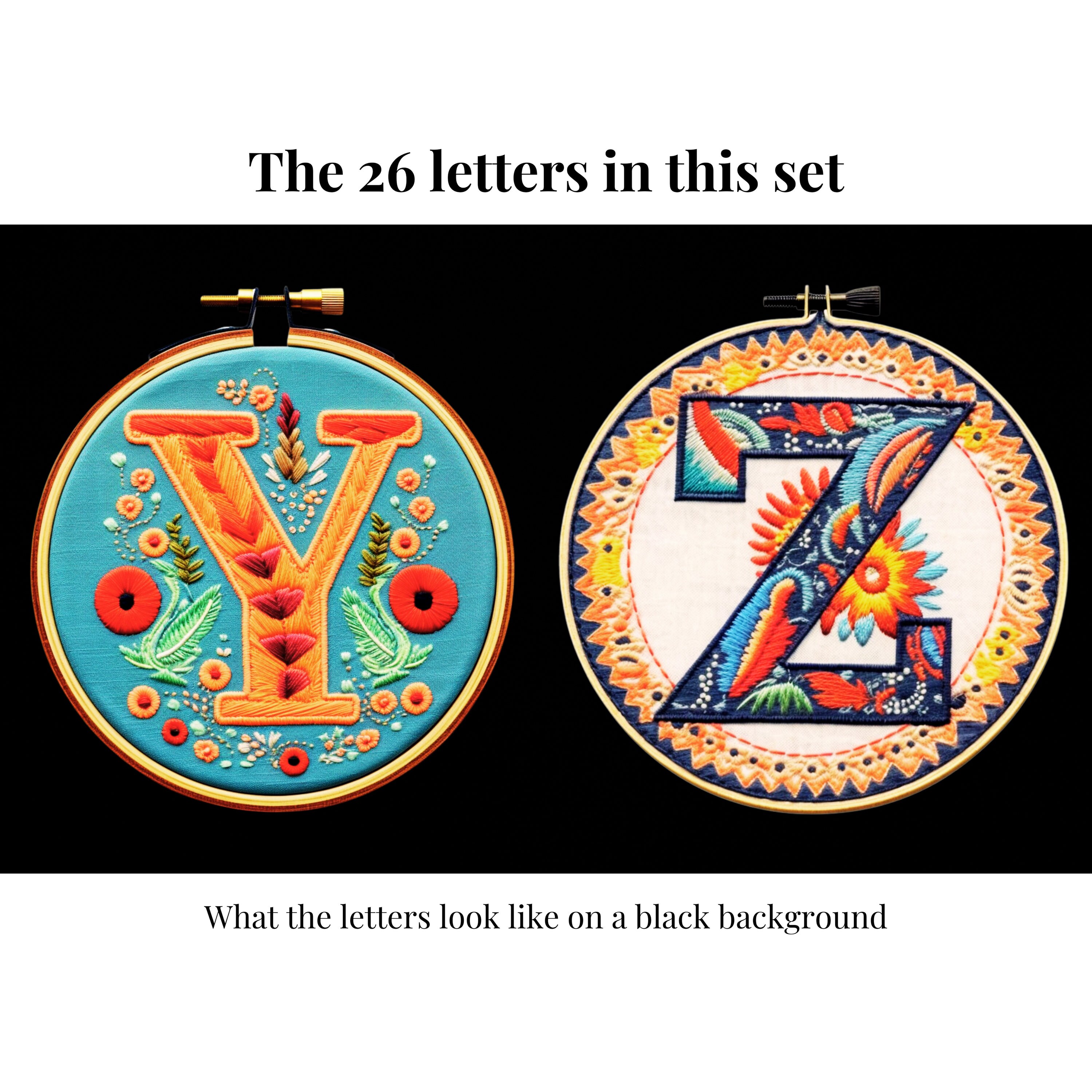 Printable Alphabet Letters and Numbers for Teacher Clipart, PNG Designs, Fonts for Cricut