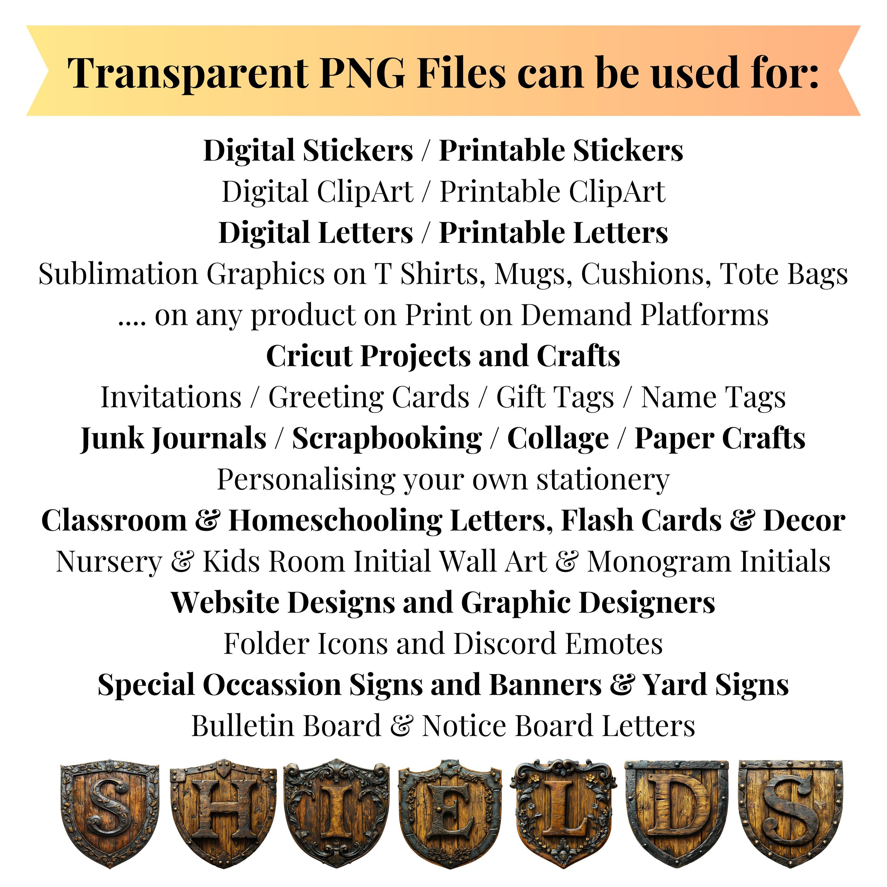 Shield Type Lettering Clipart Alphabet Letters, Wooden Shield Fantasy Clip Art Fonts ...