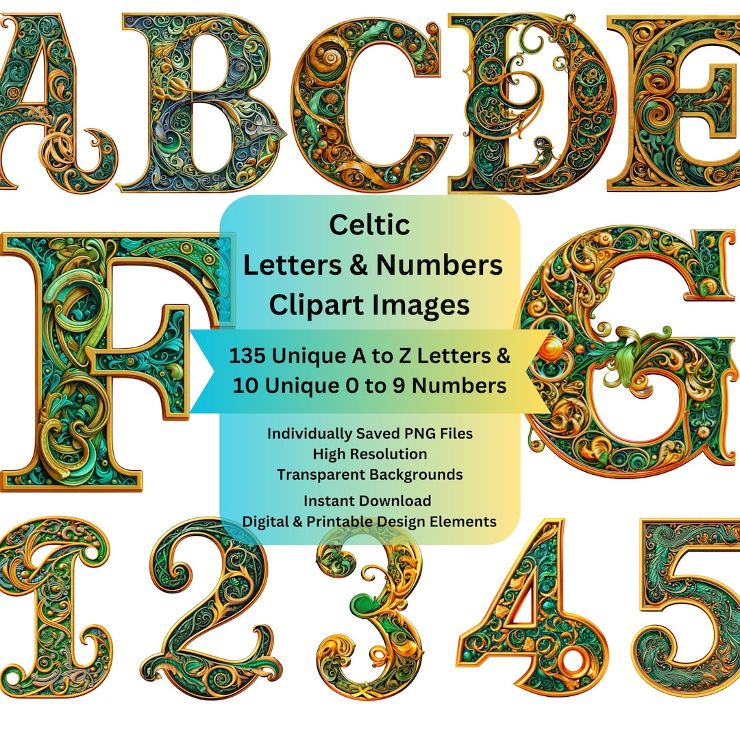 fancy-celtic-letters-numbers-png-files-for-sublimation-commercial-use-art-digital-scrapbooking-junk-journals-cricut-designs-diy-craft-etsy