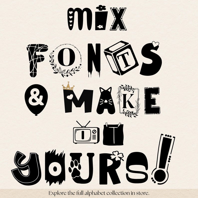 Modern Block Lettering Softblock Modular Alphabet and Numbers PNG – Modern Rounded Block Font ...