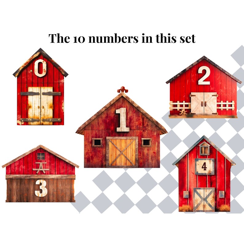 Farm Clipart Alphabet Letters | Barn PNG Lettering Design | Country ...