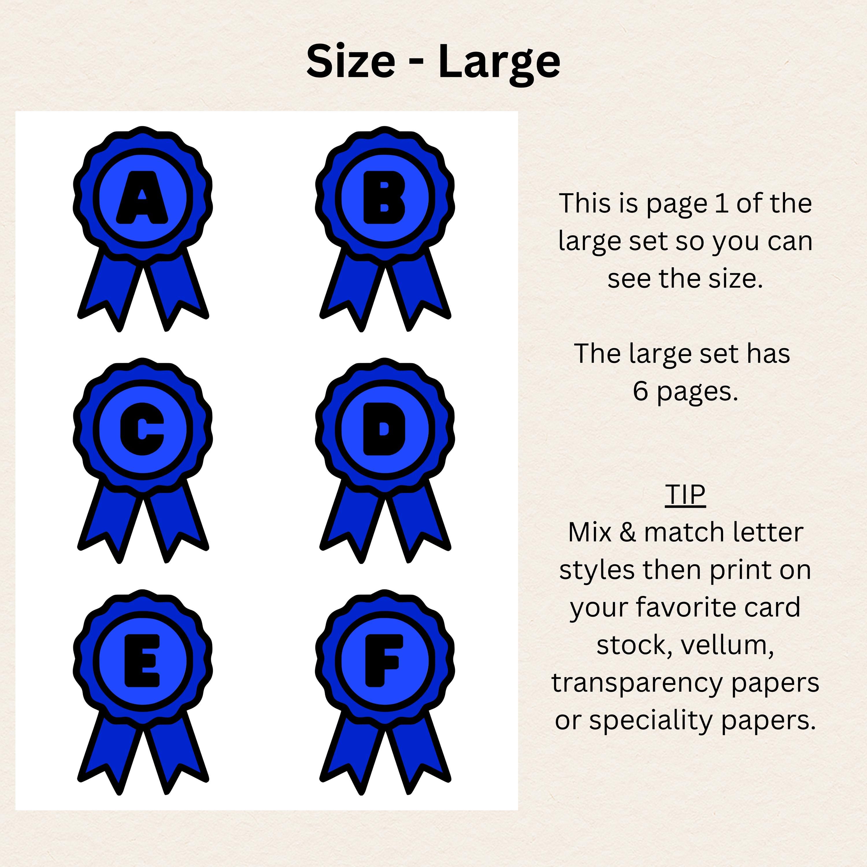 Merit Lettering PRINT AND CUT Letters & Numbers | Printable Blue Merit Badges ...