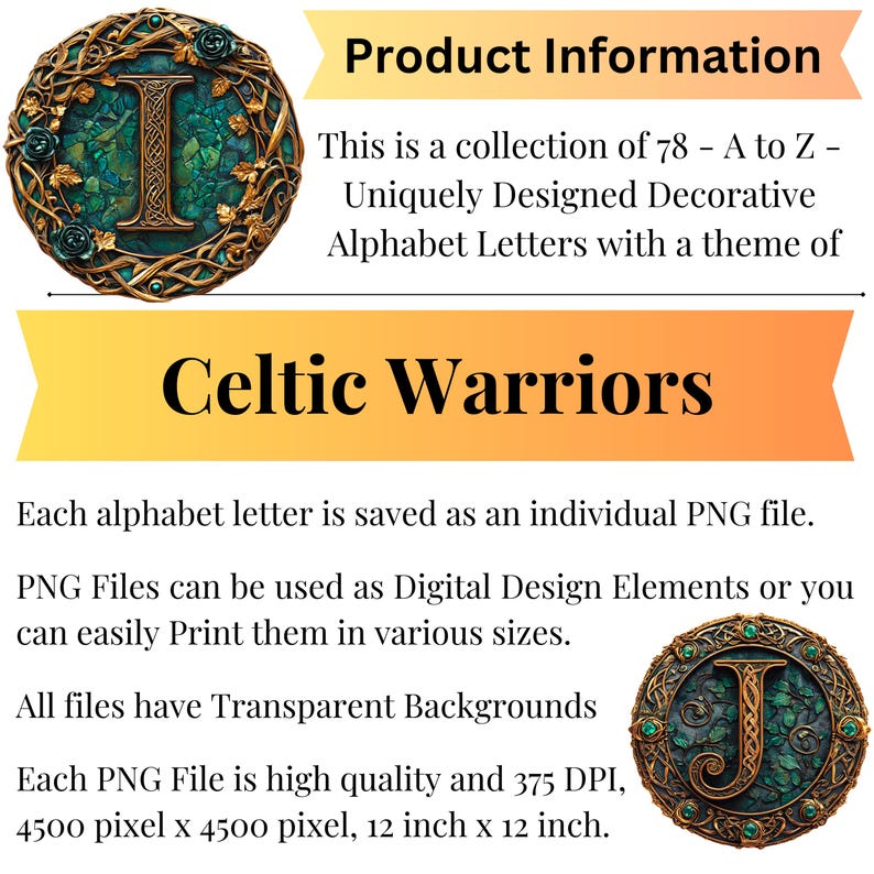 Celtic Alphabet Letters Celtic Knot Clipart PNG Design Images for ...