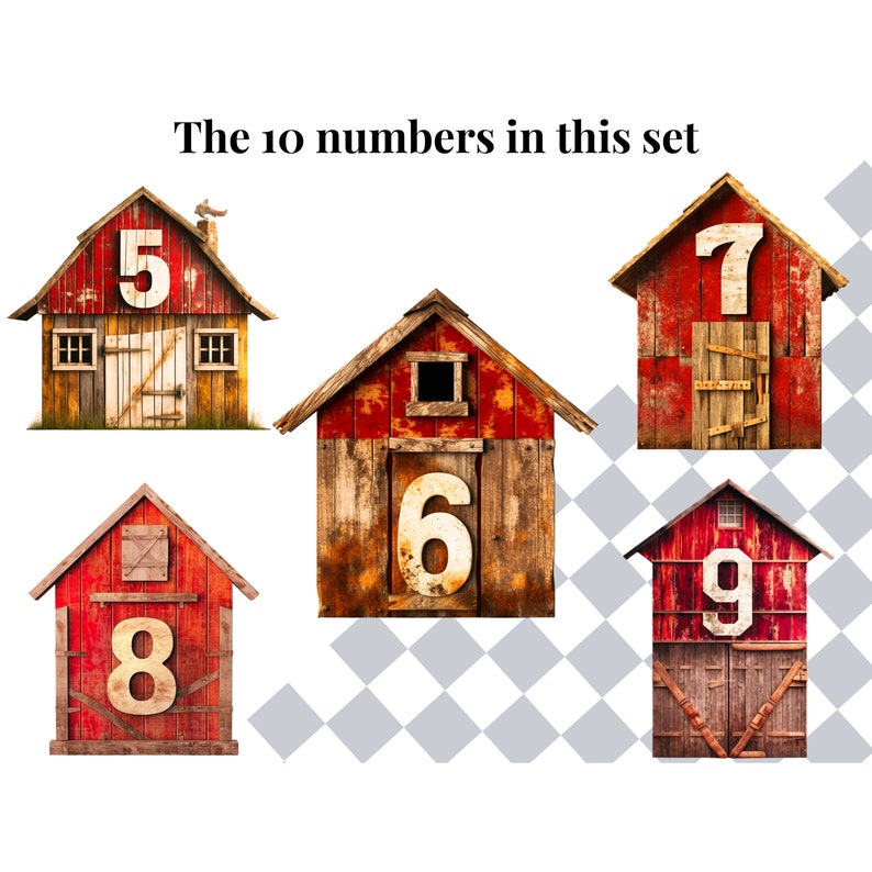 Farm Clipart Alphabet Letters | Barn PNG Lettering Design | Country ...