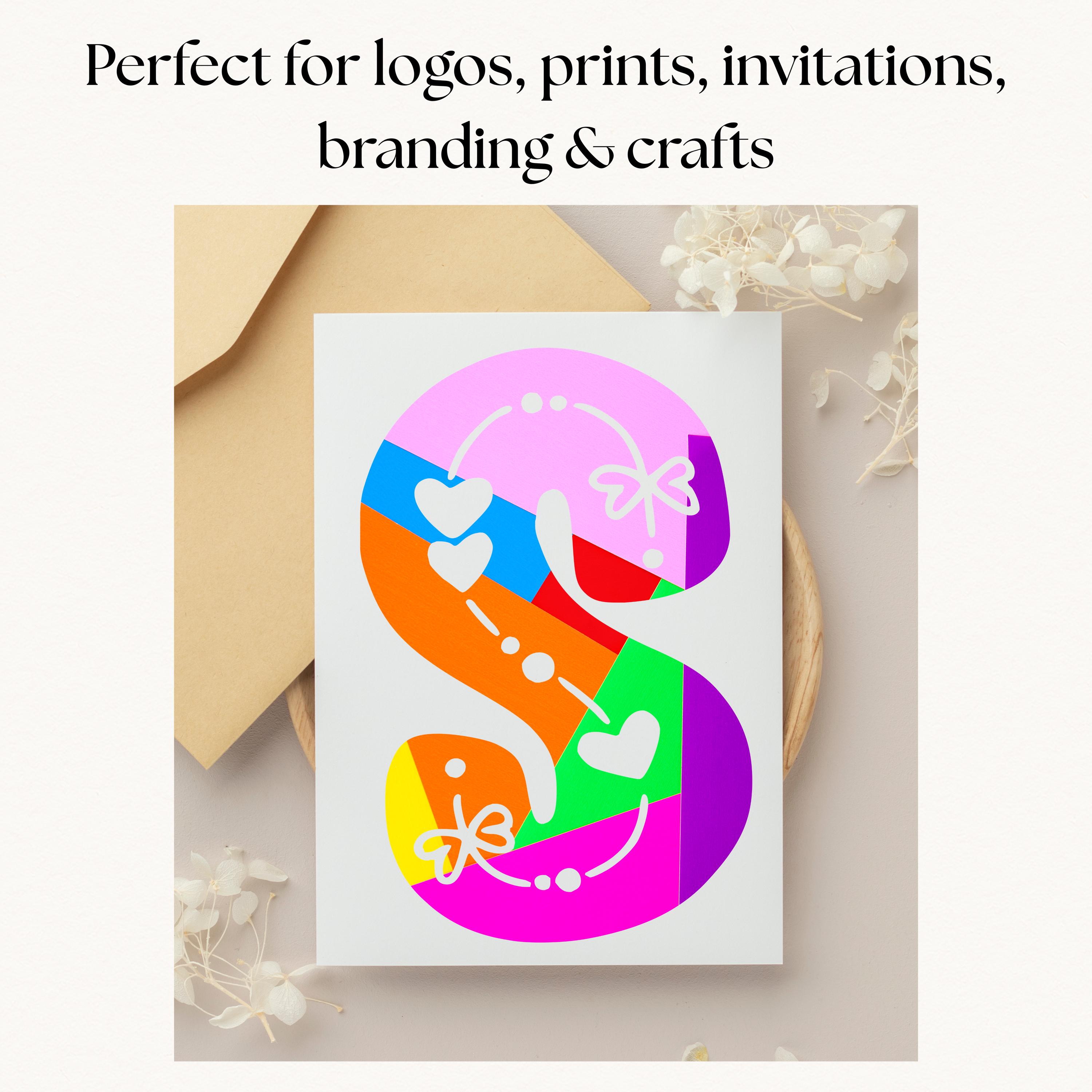 Lettering Multicolour Bright Multicolour Doodle Alphabet PNG, Decorative Rainbow Letters ...