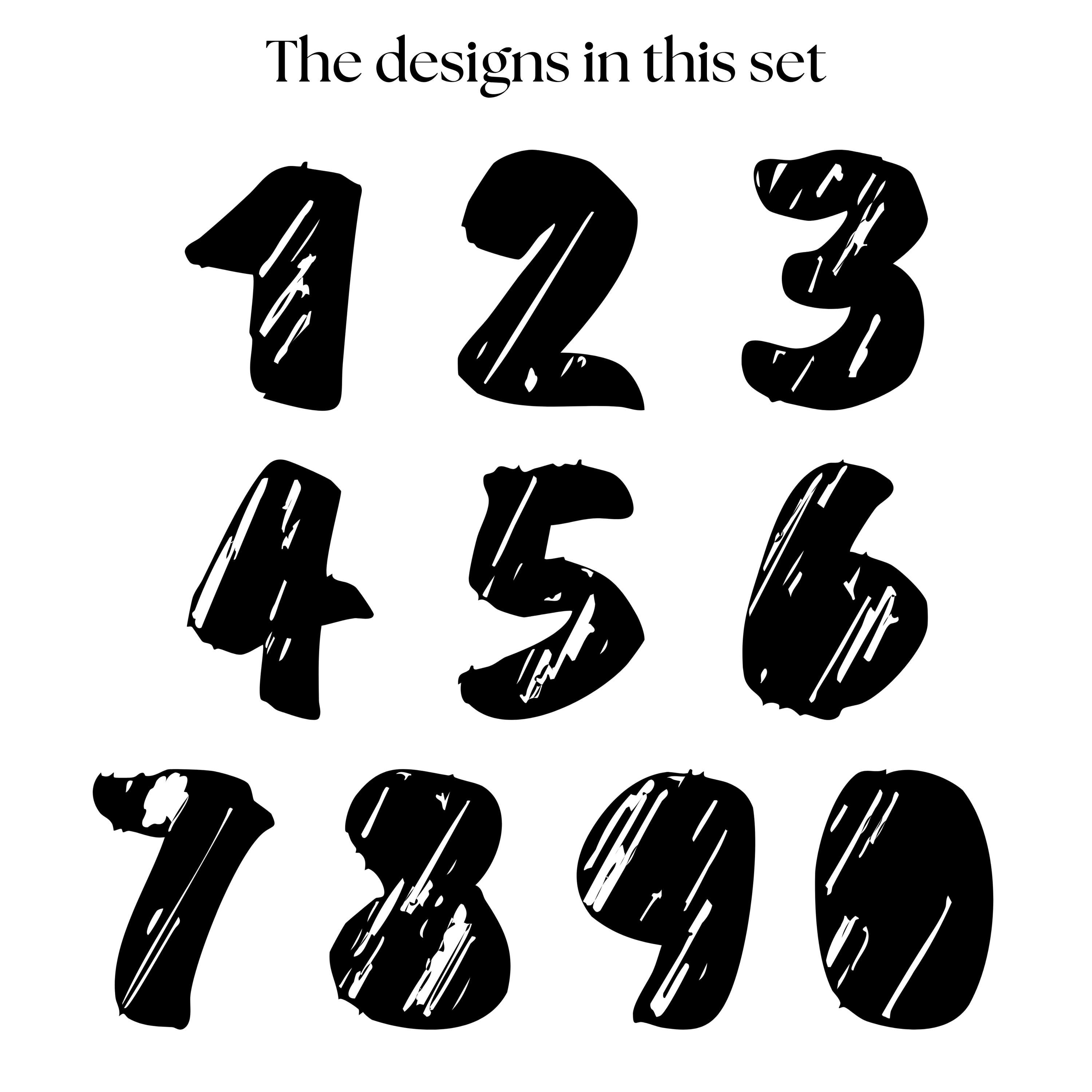 Distressed Font Bundle | Claw Mark Alphabet Letters & Numbers | PNG ...