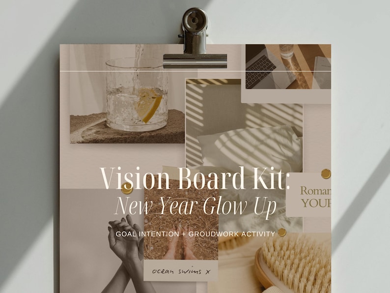 2026 Vision Board Kit | Canva Template, Goal Planning (digital) - Etsy