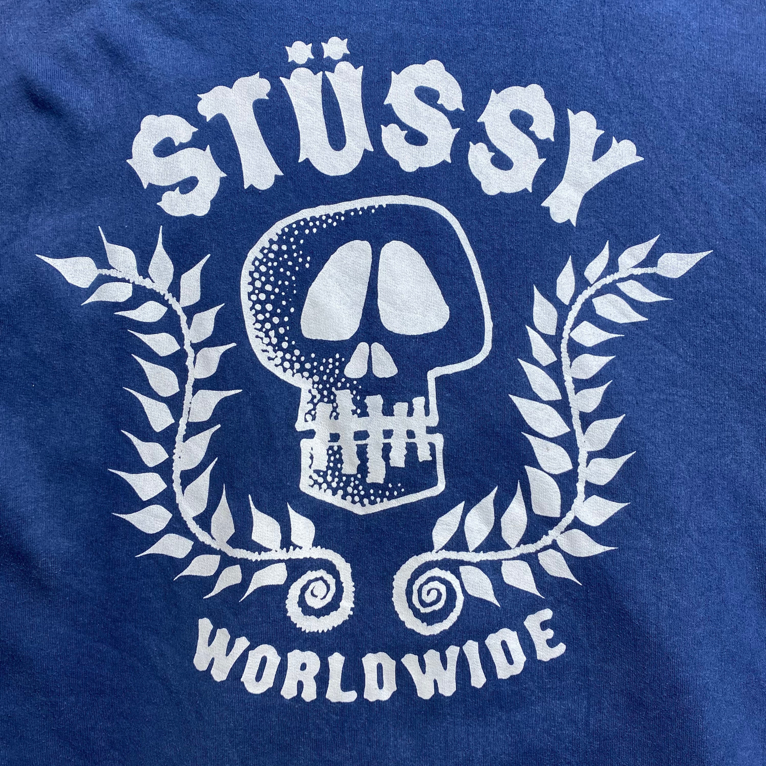 Vintage Stussy Zipped up Hoodie Skull Design Faded Blue - Etsy Vintage Stussy Zipped up Hoodie Skull Design Faded Blue - Etsy