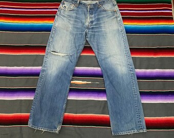Vtg 80s Levis Dead stock 505 501s Jeans Usa Ykk Zipper 44 32