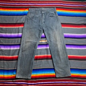 Vintage Levi’s 501 80s Faded Black Denim