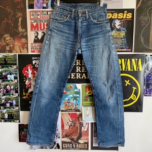 Vintage Levi’s 551 90s Big E Selvedge Distressed Denim