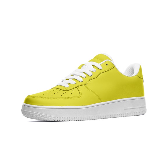 Yellow Shoes Leather Sneakers Yellow Sneakers Yellow Footwear Unisex Sneakers Yellow Leather Sneakers Cool Shoes Fashion Shoes Etsy UK
