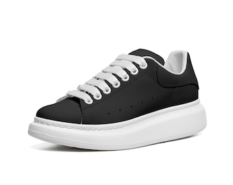 Oversized Sneakers, schwarze Turnschuhe, schwarze Schuhe, Schwarze Schuhe, schwarz, Oversized Schuhe