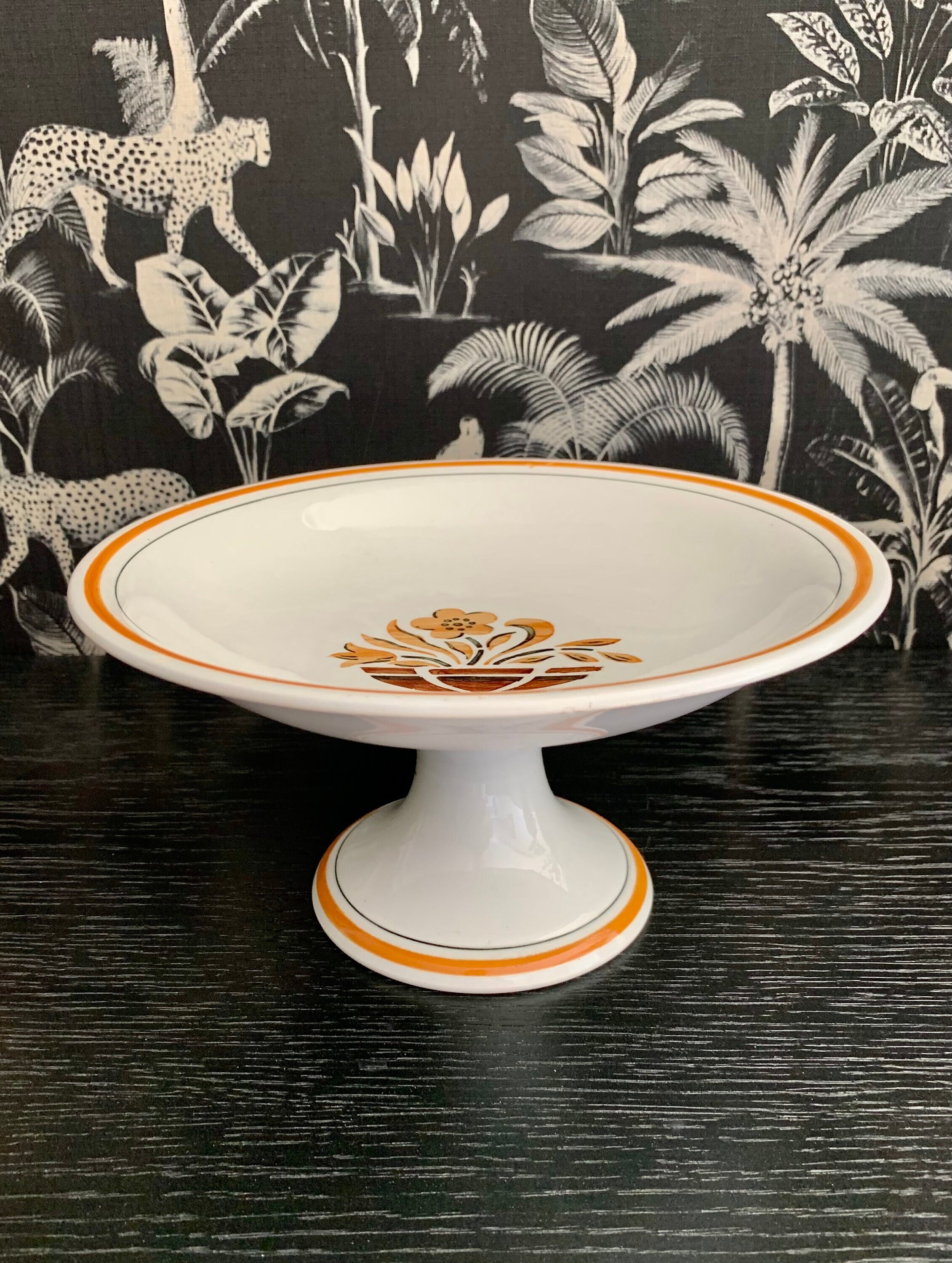 フランス アンティーク お皿 MOULIN DES LOUPS & HAMAGE