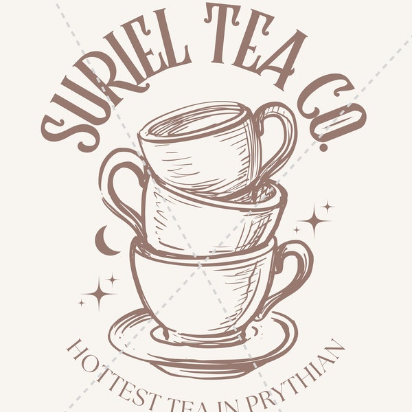 Suriel Tea Co. Prints // Juego de 1-4 Prints // A Court of Thorns and Roses // Nesta // Sarah J Maas // Prints // Booktok