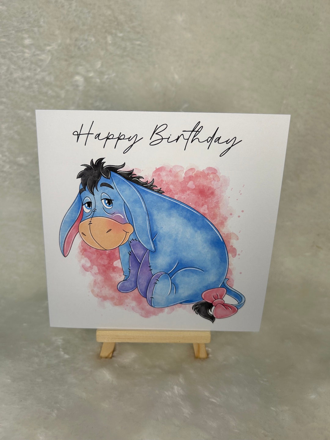 Personalised Eeyore Birthday Card Eeyore Card Card for Etsy