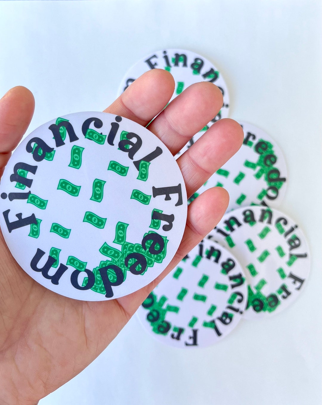 Financial Freedom Sticker | Motivational, Cash, Make It Rain, Hustle ...