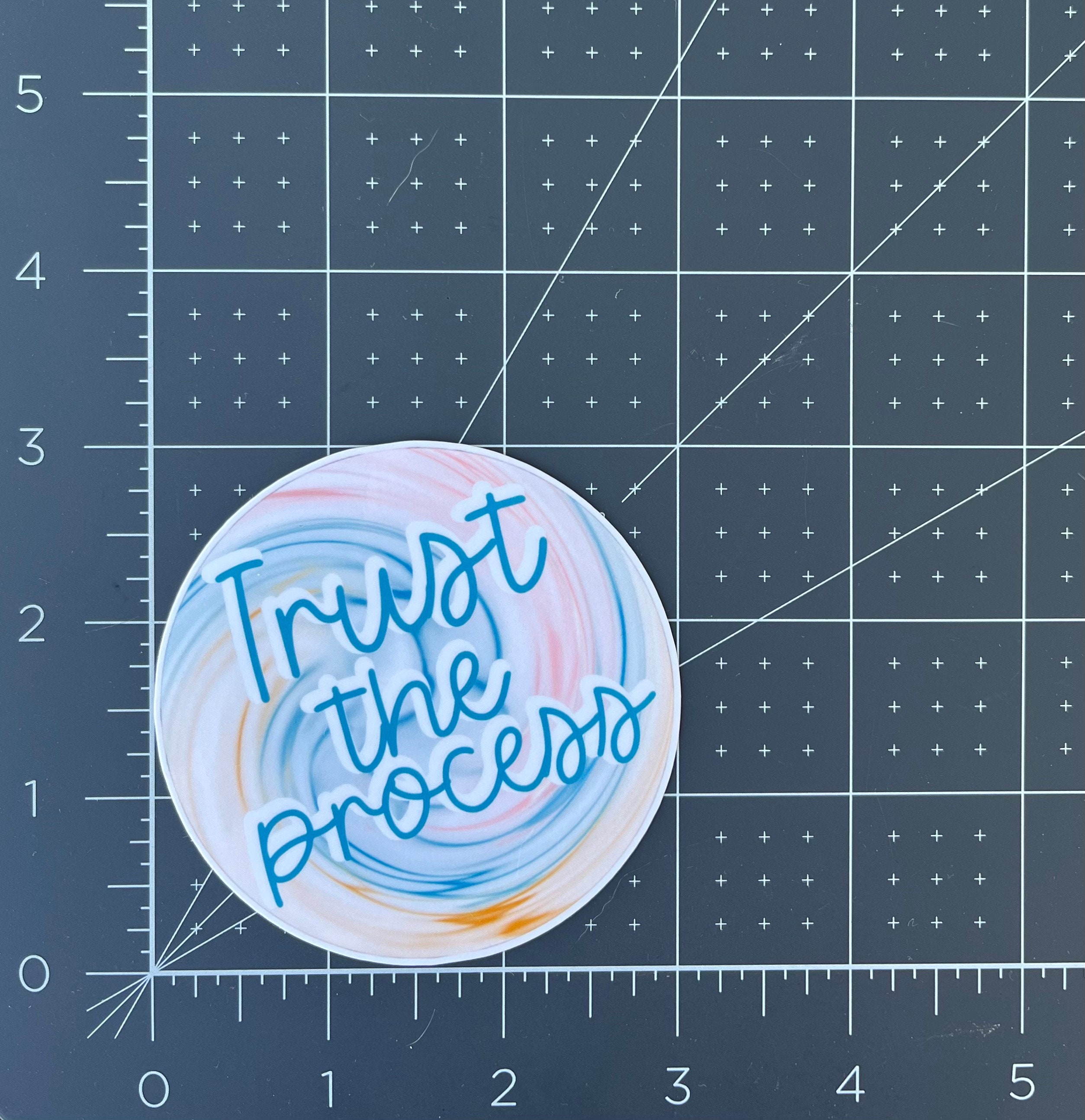 Determination Sticker Trust the Process Sticker | Motivational, Determination, Faith - Etsy