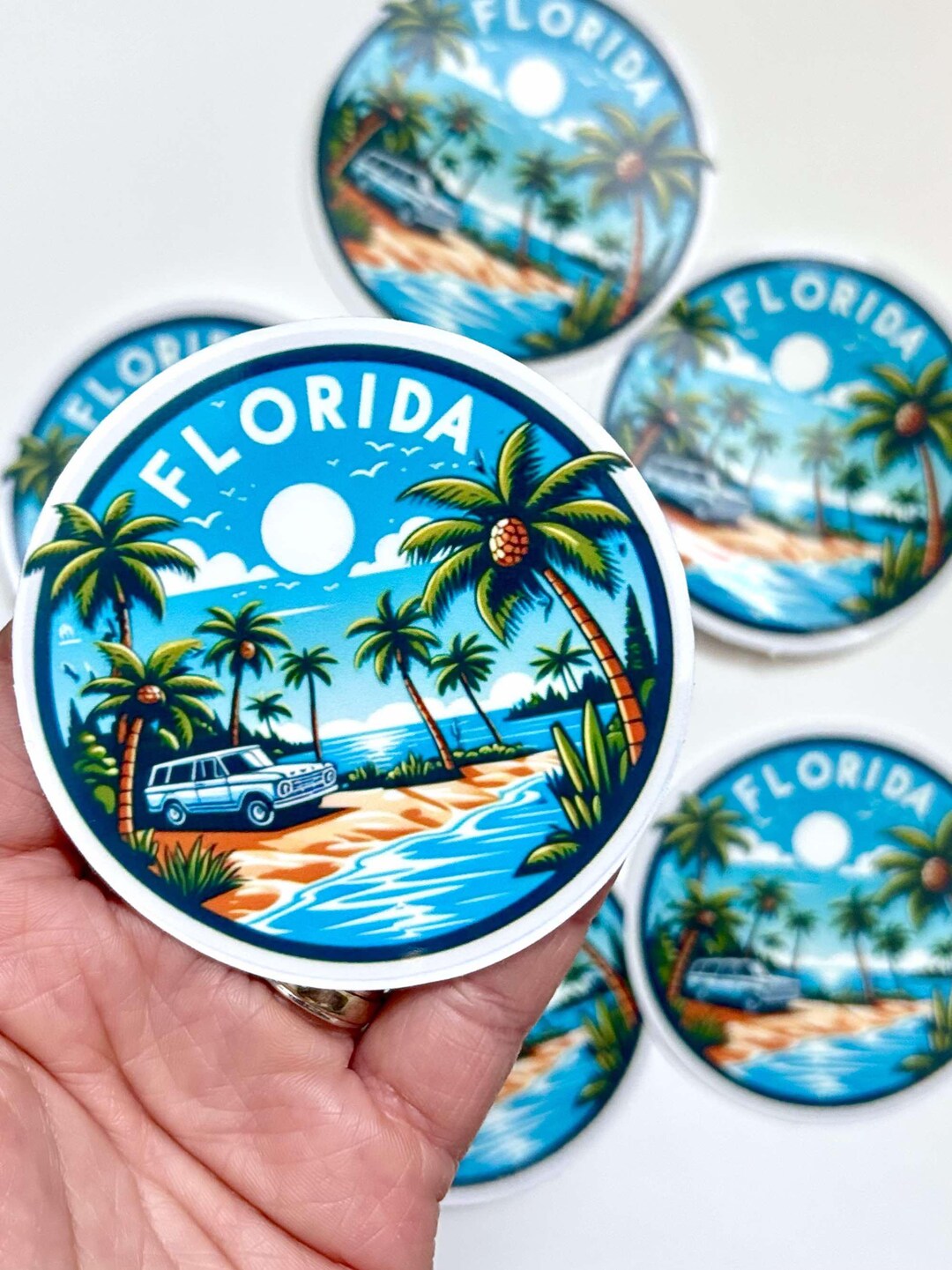 Stuart Florida Sticker Florida Beach Sticker: Sunshine State Die Cut Vinyl - Etsy